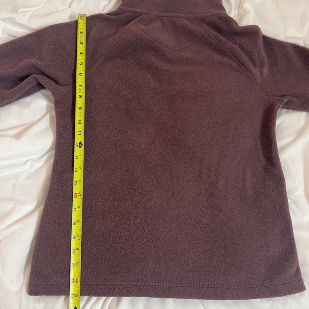 Calvin Klein Performance Purple Fleece Zip Up Jacket Size Small - Picture 10 of 10